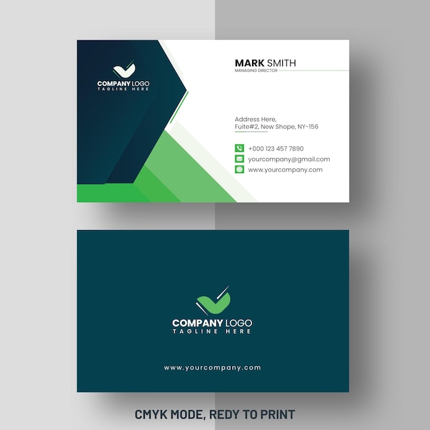 Abstract business card visiting card template