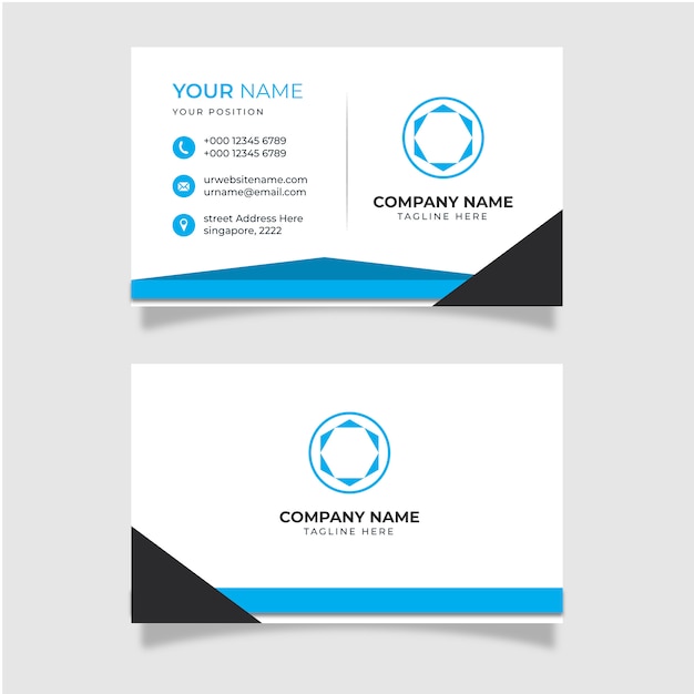 Abstract business card