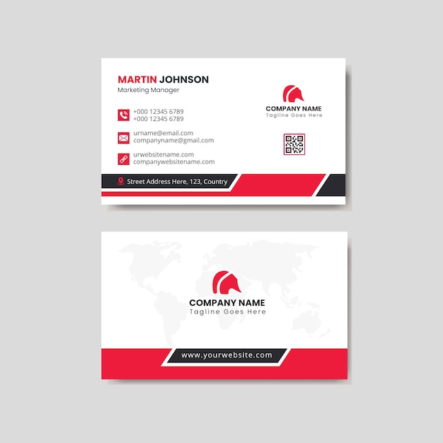 Abstract business card