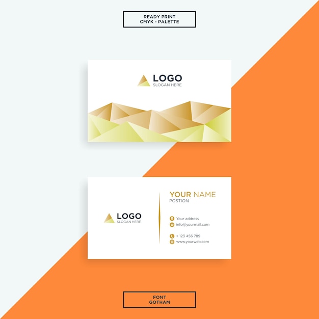 Abstract Business Card 