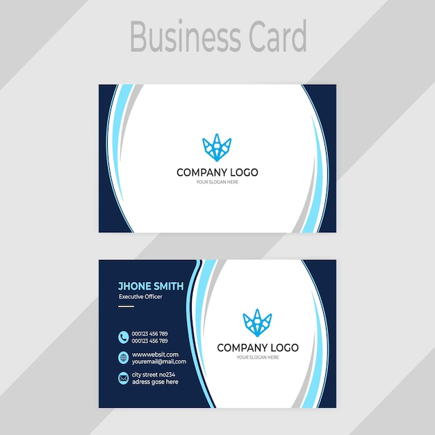 Abstract business card