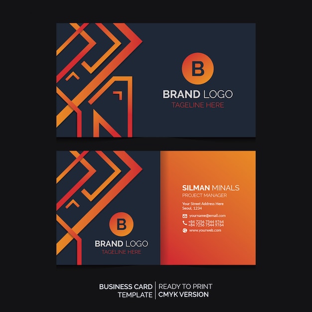 Abstract Business Card