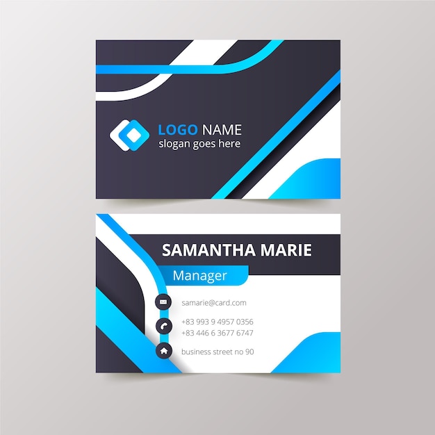 Abstract business cards concept