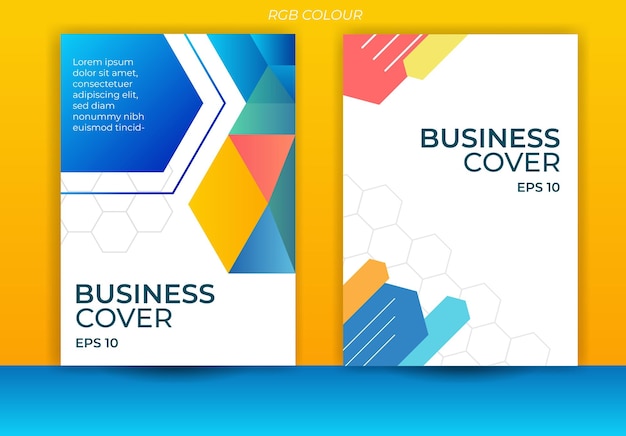 Vector abstract business cover design minimalist cover design business company profile elagant cover
