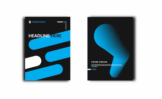 Abstract business cover design