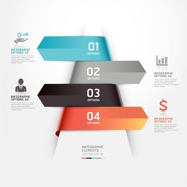 Abstract business infographics template can be used for workflow layout, diagram, number options, step up options, web design, infographics.