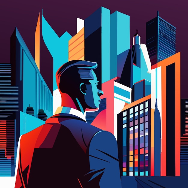Abstract business vector illustration