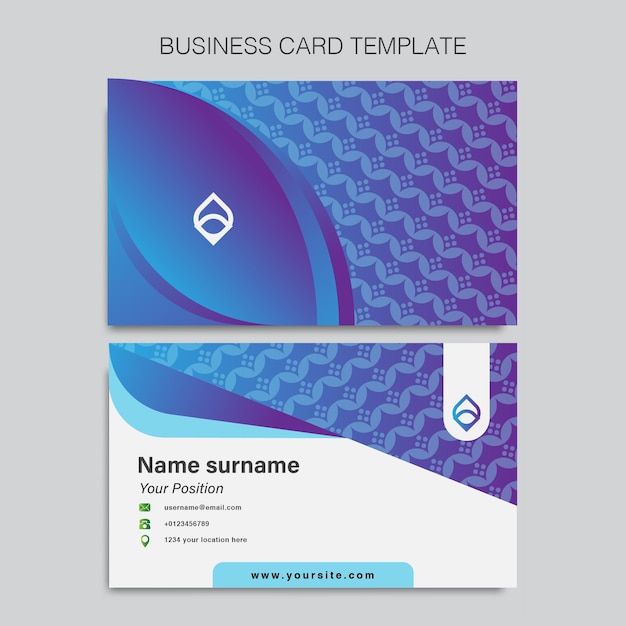 abstract bussines card