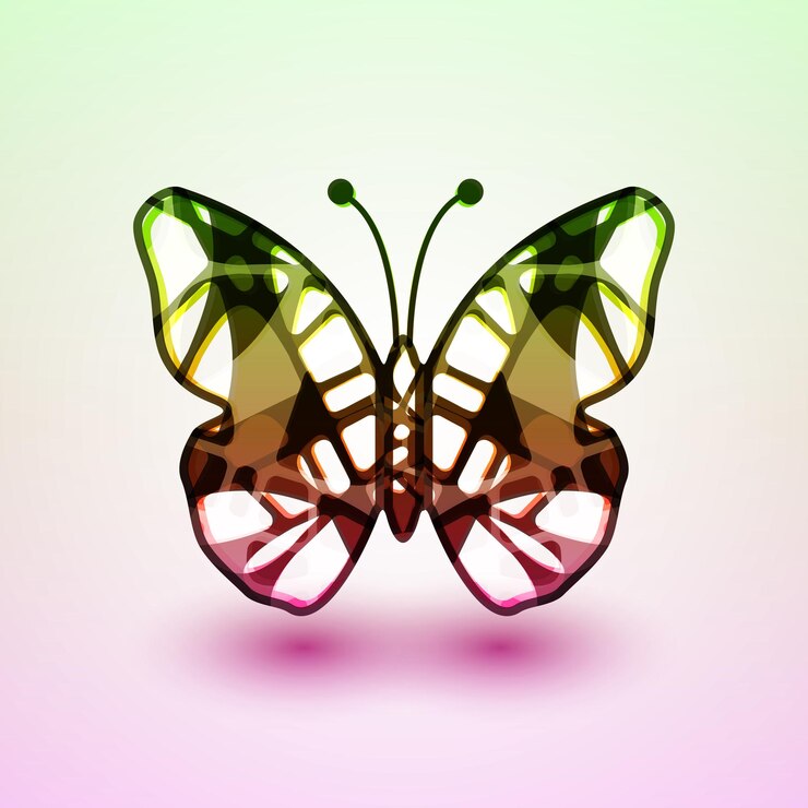 Vector 추상 나비