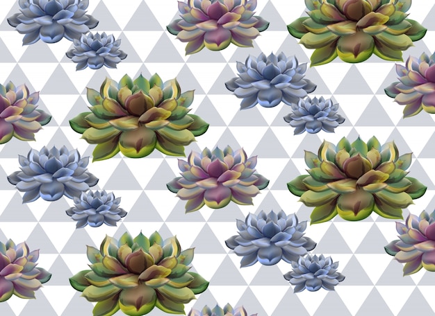Абстрактная текстура картины кактуса