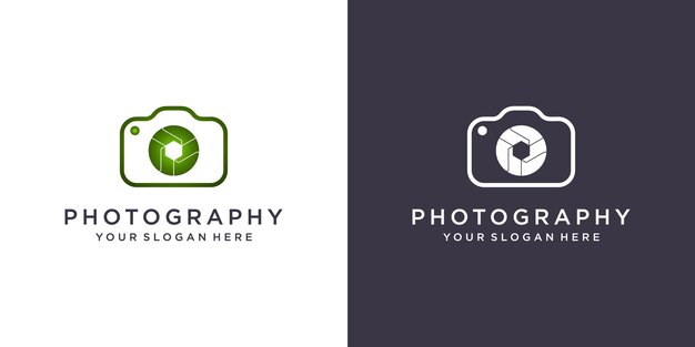 Abstract camera logo design