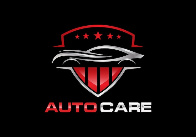 Abstract car logo sign symbol for automotive company