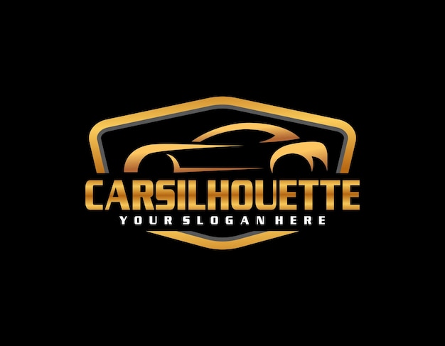 Abstract car logo sign symbol for automotive company