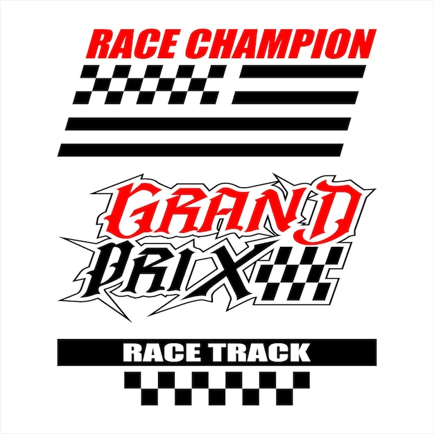 ベクトル 黒と白の旗を掲げた抽象的なカースポーツレースのロゴ スタートとフィニッシュラインのデザイン