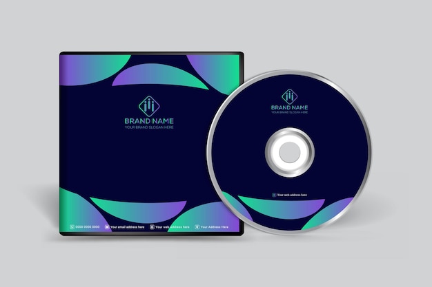 Abstract CD cover template