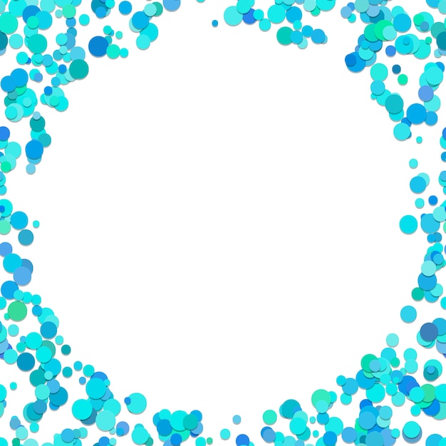 Abstract chaotic dot background - vector graphic design from light blue dots on white background