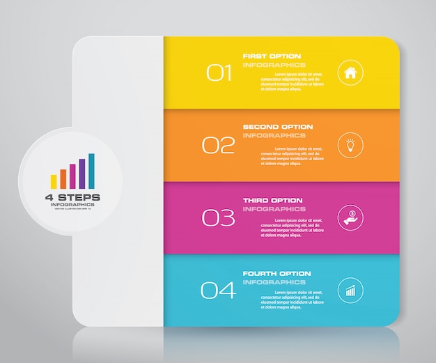 Abstract chart for data presentation.