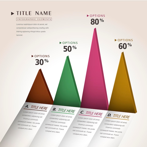 abstract chart infographic