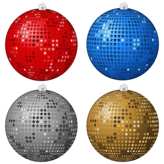 Abstract Christmas balls 3