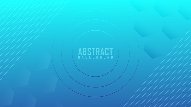 Abstract circle background blue gradient