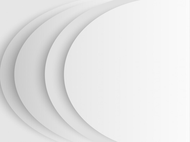 Abstract circle blank paper white and gray tone vector background