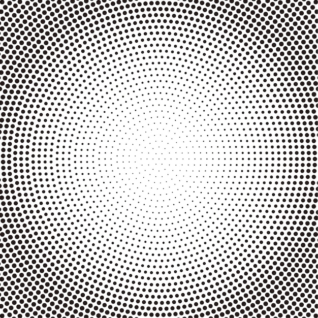 Abstract circle dotted background vector illustration