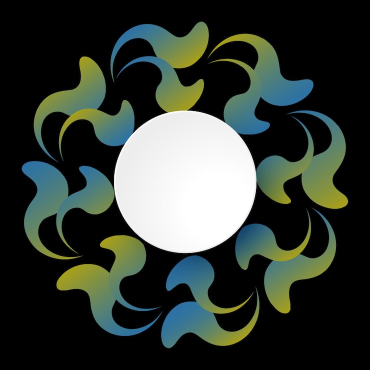 Vector abstract circle pattern light for your advertising and logo