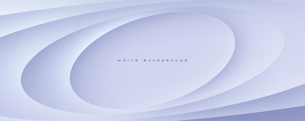 Forma di cerchio astratta sfondo bianco strati decorativi di linea vettore di progettazione astratta