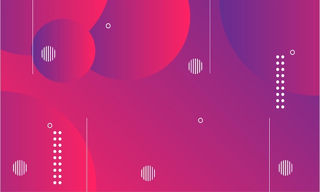 Abstract circles background with colorful gradient