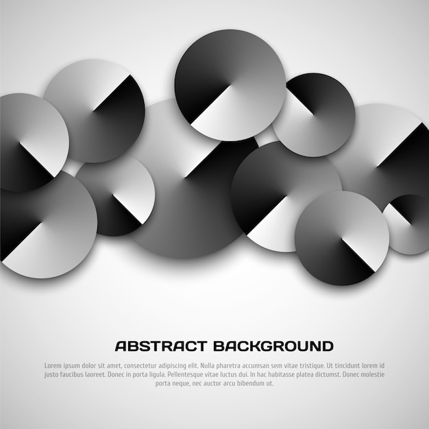 Abstract Circles Geometrical Background