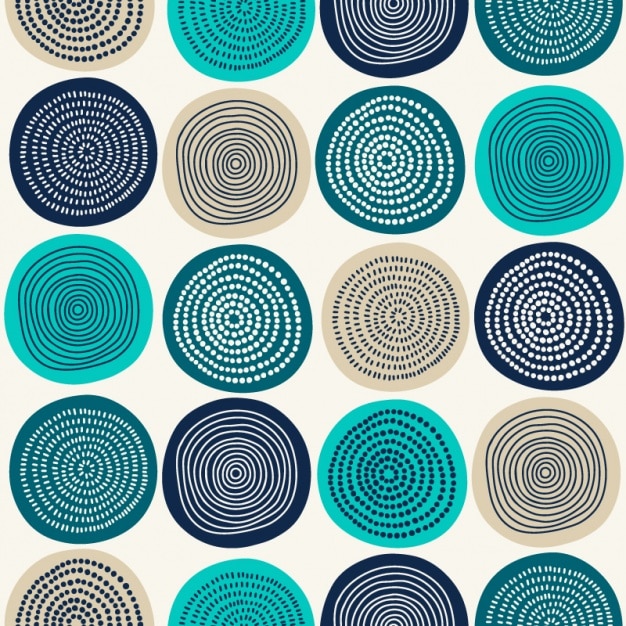 Abstract circles pattern design