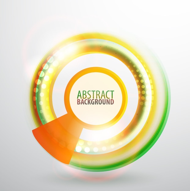 Abstract circles vector background