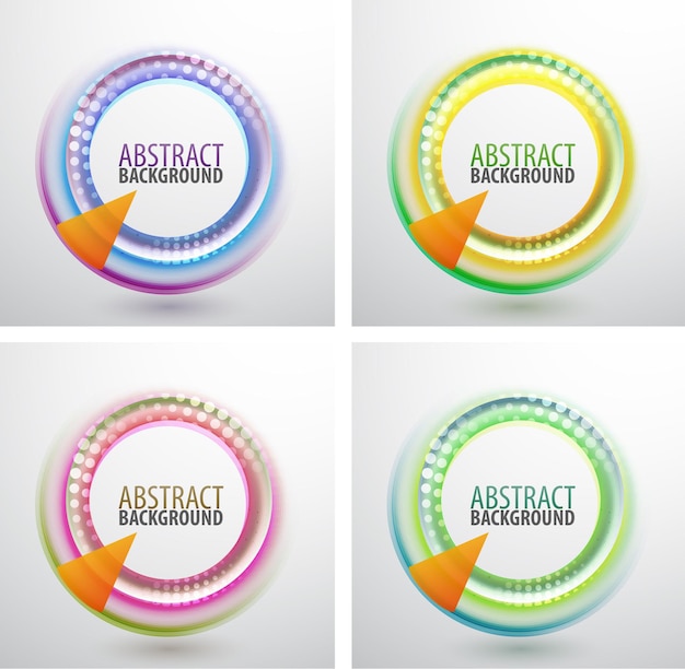 abstract circles vector background