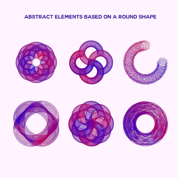 Vector abstract circles