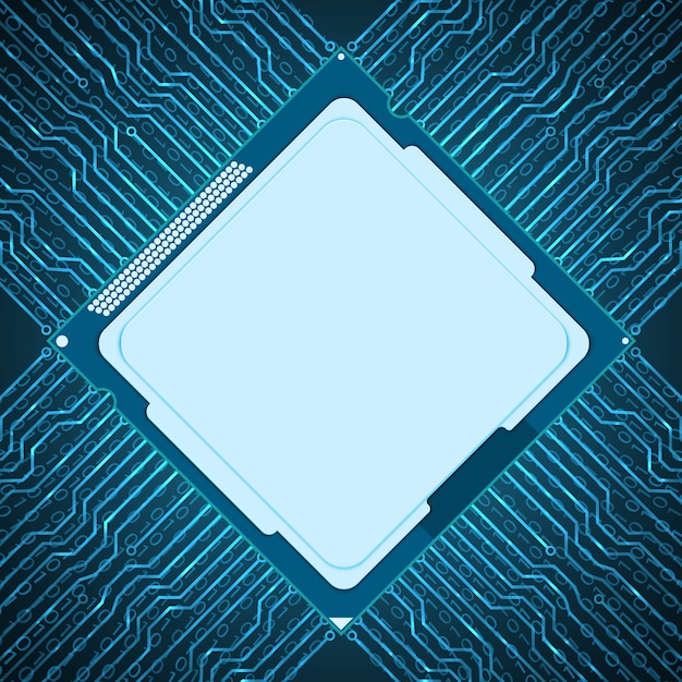 Vector abstract circuit board background.