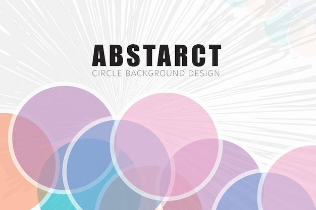 Vector abstract cirkelontwerp als achtergrond