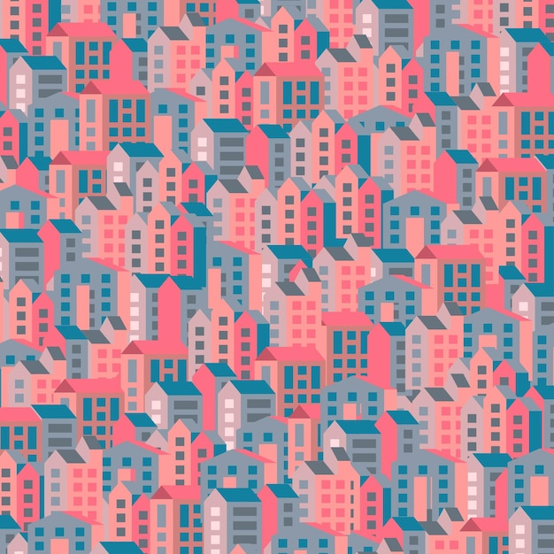 Abstract city buildings background