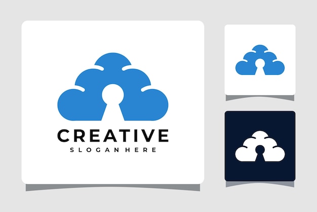 Abstract cloud logo template design inspiration