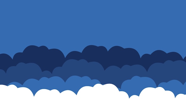 abstract clouds background illustration vector.