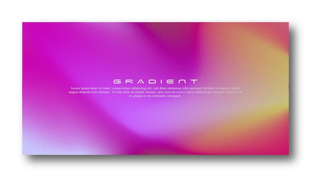 Abstract color gradient modern blurred background and film grain texture template with an elegant