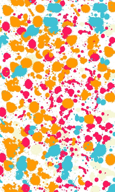 Abstract color spatter background design