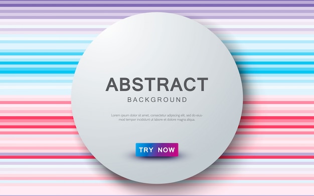 Vector abstract colored background with circle shape