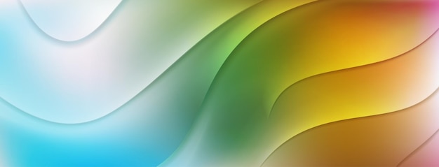 Abstract colored background with relief wavy surface