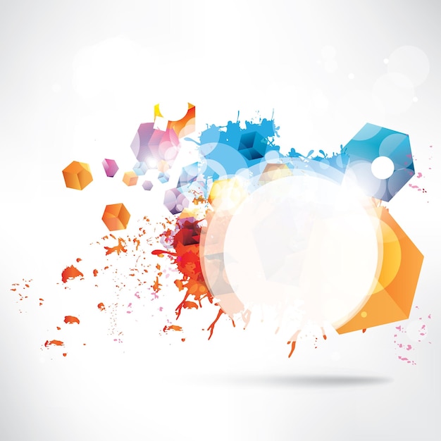 Vector abstract colored background