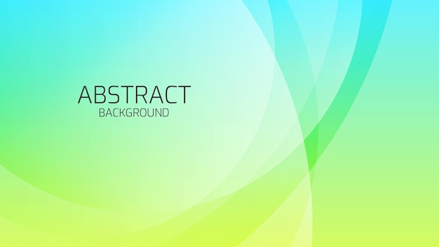 Vector abstract colored bright green and blue background design