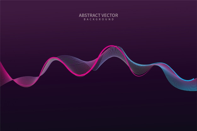  abstract colored line art background