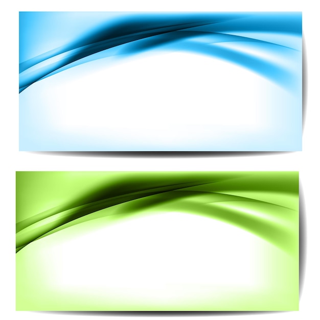 Vector abstract colored wave on background