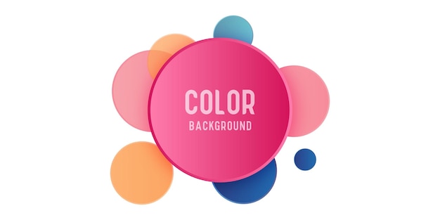 Vector abstract colorful background design