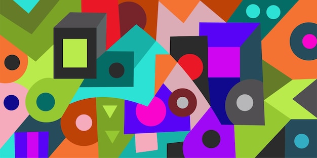 Vector abstract colorful background for wallpaper