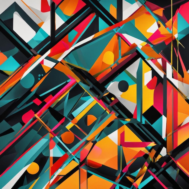 abstract colorful background with geometric elements abstract colorful background with geometri